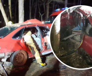 Koszmarny wypadek we Florentynowie pod Zgierzem. 23-latka w ciężkim stanie