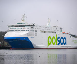 Najnowocześniejszy prom w polskiej flocie. Jantar Unity zacumował w Szczecinie