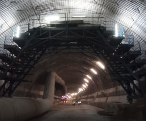 Drążenie tunelu na zakopiance