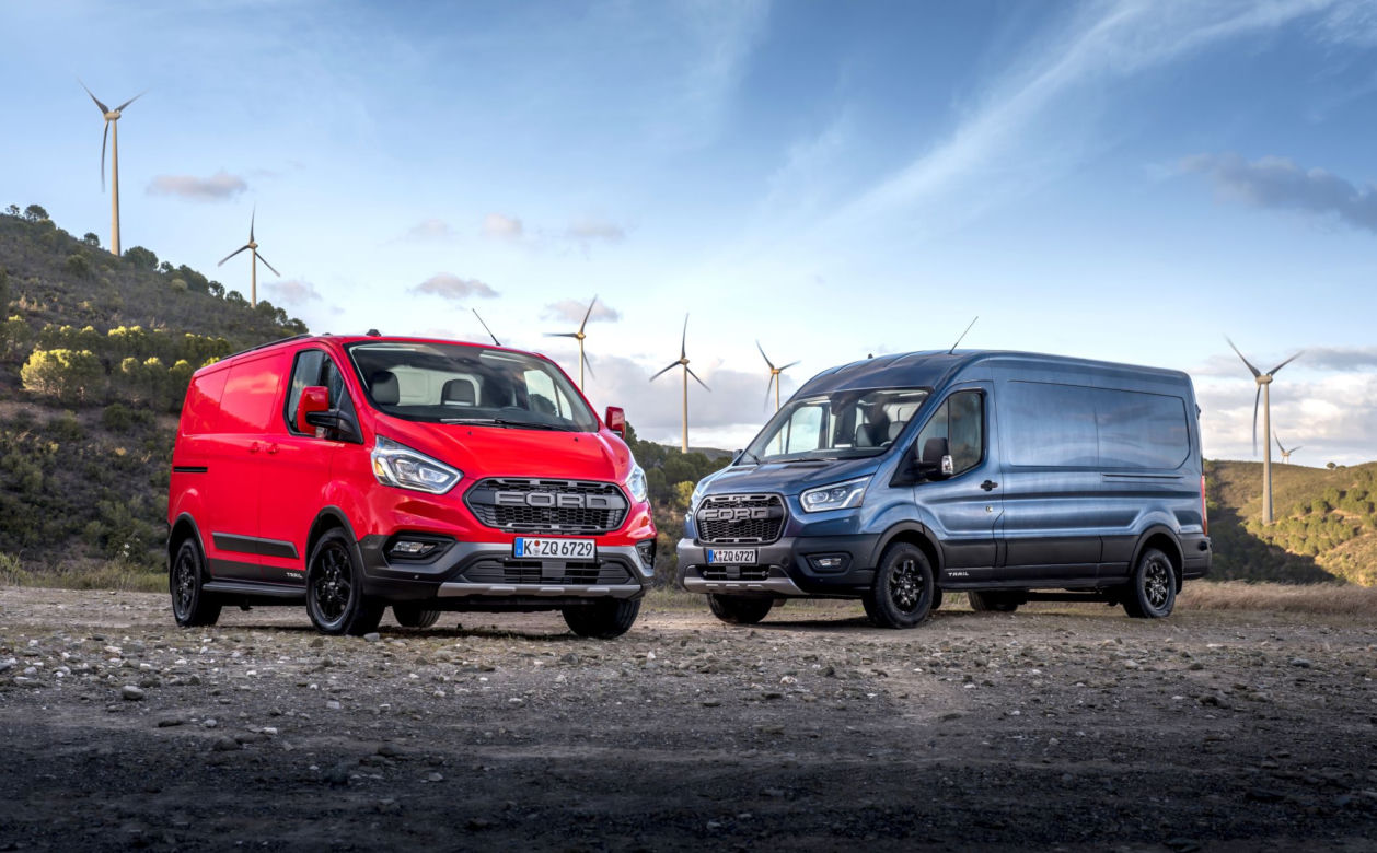 Ford Transit i Transit Custom w wersji Trail oraz Active