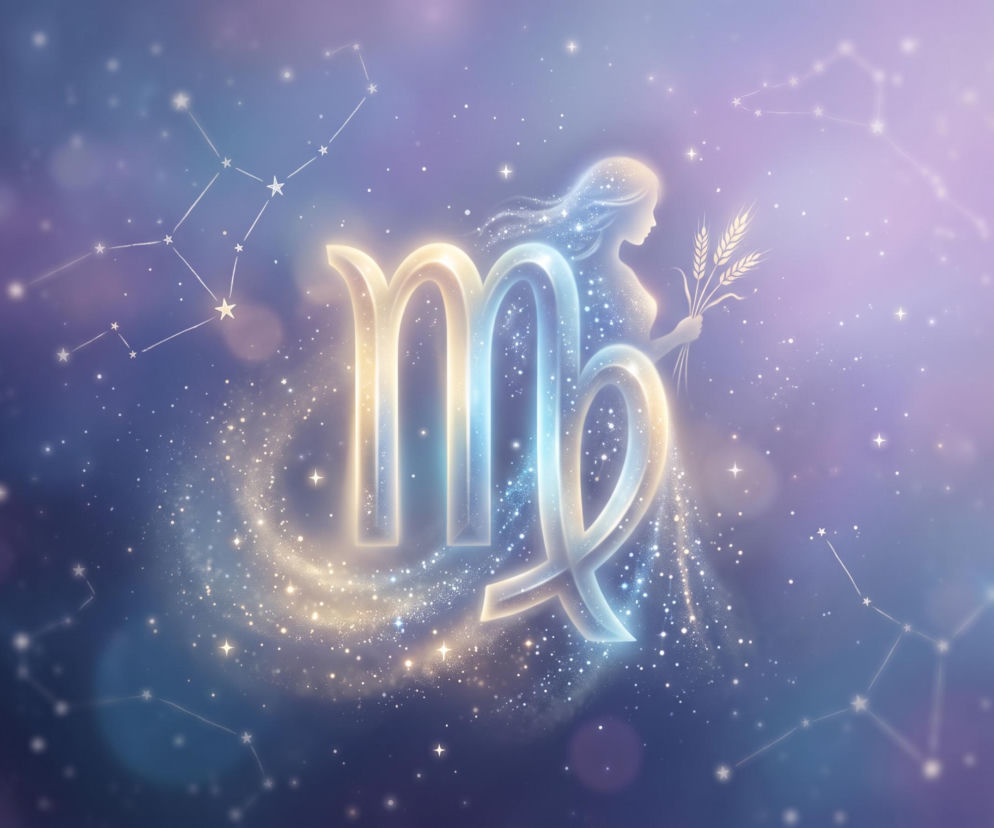 Znak zodiaku Panna na tle rozgwieżdżonego nieba. O horoskopie dziennym dla Panny przeczytasz w serwisie Eska.