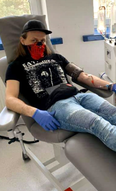 Krzysztof Drabikowski (35 l.) oddał osocze w RCKiK w Białymstoku