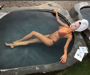 Natalia Siwiec na Bali z córeczką