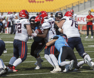 Futbol amerykański. Panthers Wrocław przegrali z Hamburg Sea Devils 23:26