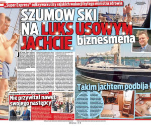 Łukasz Szumowski na wakacjach