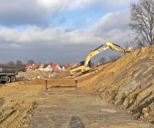 Budowa węzła Granitowa - styczeń 2020