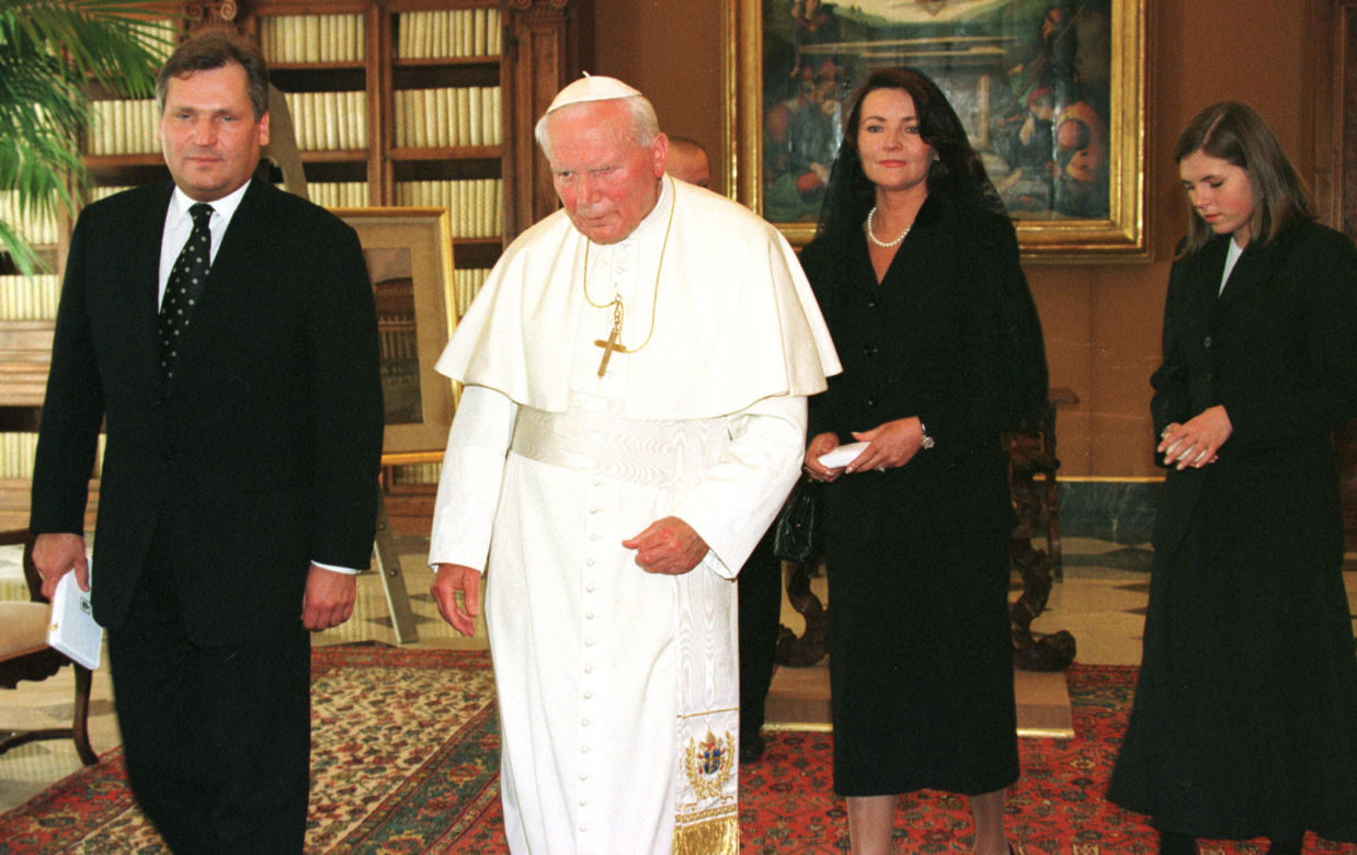 Jolanta i Aleksander Kwaśniewscy