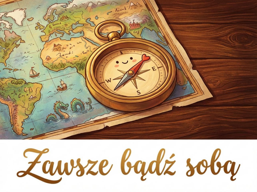Mosiężny kompas na Dzień Mężczyzn