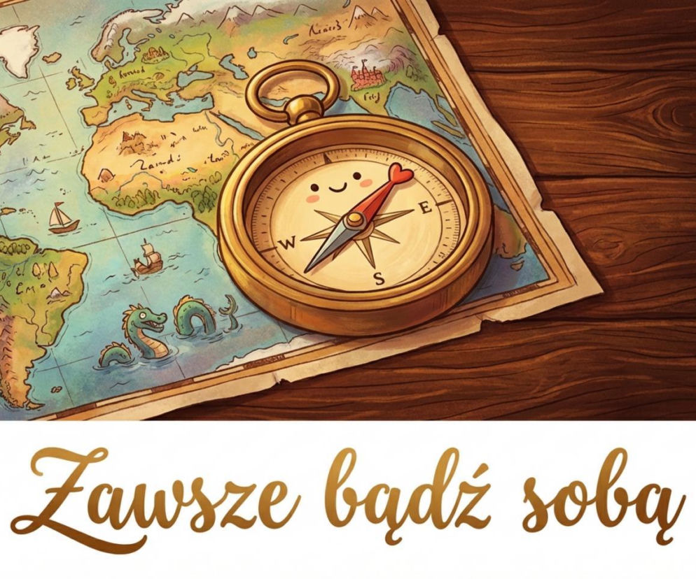 Mosiężny kompas na Dzień Mężczyzn