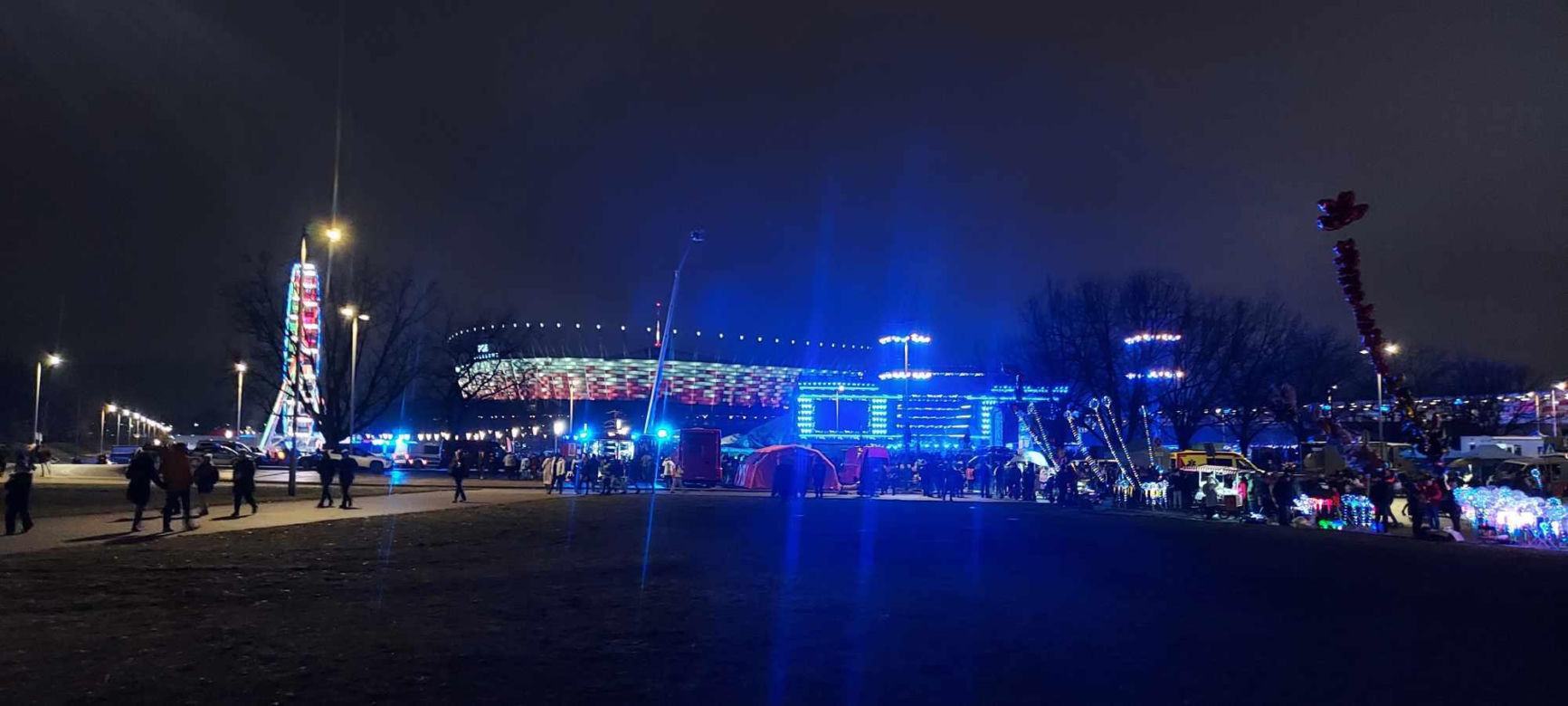 Miasteczko WOŚP pod Stadionem Narodowym 