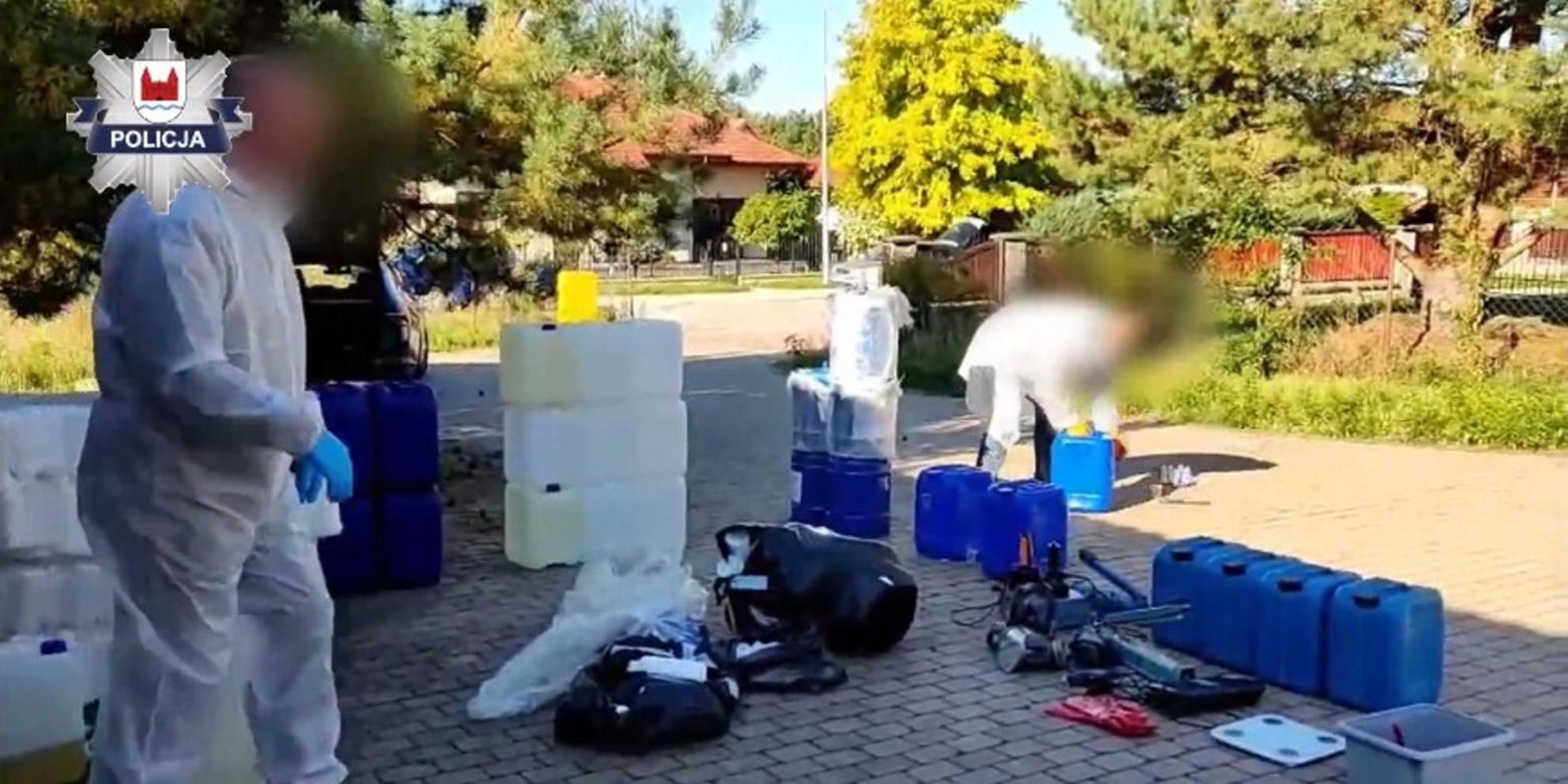 Tona chemikaliów i narkotyki u obcokrajowca. 29-latek zatrzymany!