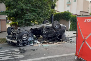 Tragiczny wypadek w Lublinie. Nie żyje pasażerka BMW, siedem osób w szpitalach