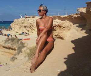 Monika Jarosińska na Ibizie