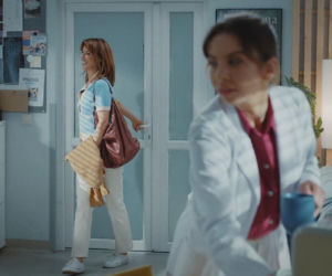 M jak miłość, odcinek 1896. Kama (Michalina Sosna), Aneta (Ilona Janyst)