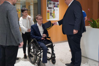 17-letni Dominik w siedzibie PKP na zaproszenie przewoźnika