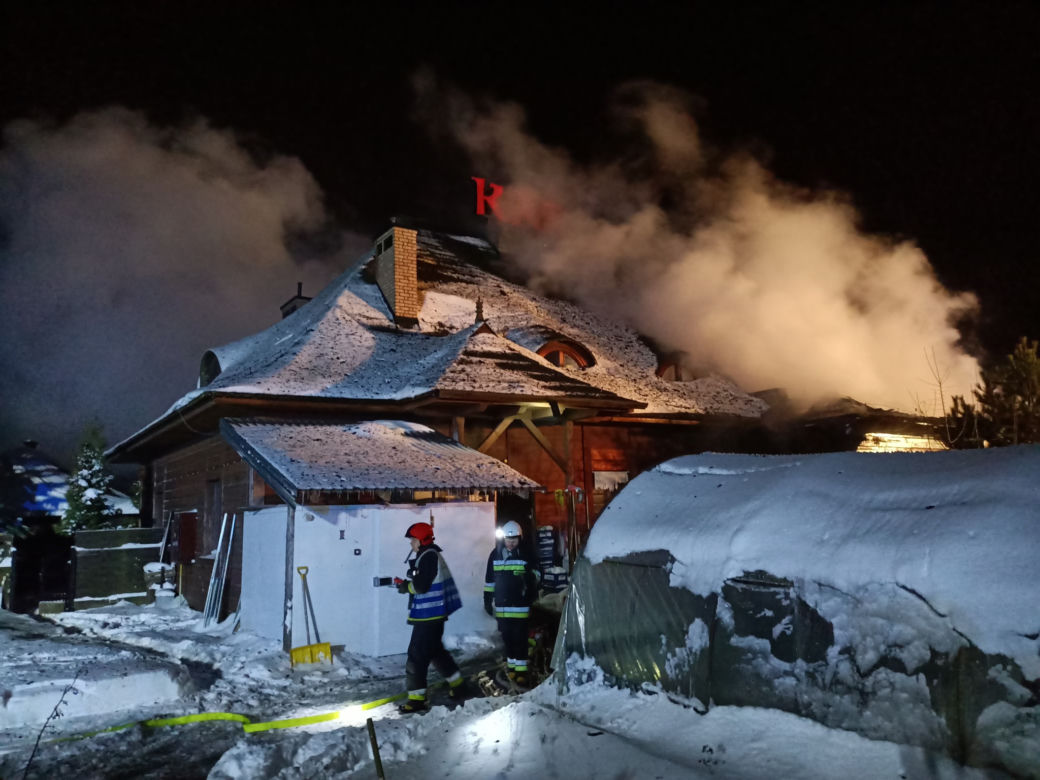 Karczma koło Zamościa doszczętnie spłonęła. To w tej restauracji były Kuchenne Rewolucje!