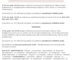 Noc muzeów 2017 Warszawa. Tak pojedzie komunikacja miejska