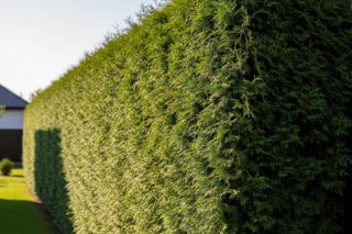 Tuje przy płocie. Czy twój żywopłot jest zbyt wysoki?