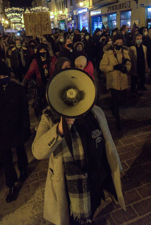 Strajk kobiet w Toruniu - 27-28.01.2021 - zdjęcia z protestów