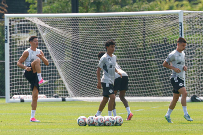 Robert Lewandowski trenuje w Chicago Fire