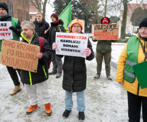 Protest mieszkańców Osiedla Maltańskiego