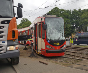 Czołowe zderzenie tramwajów w Gdańsku!