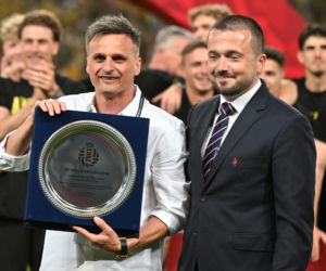 Finał baraży o Ekstraklasę: Wieczysta Kraków - Chrobry Głogów