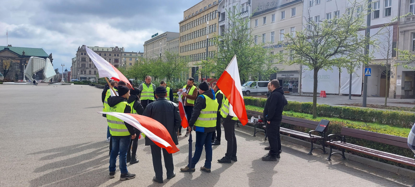 Protest rolników w Poznaniu 04.04.2024
