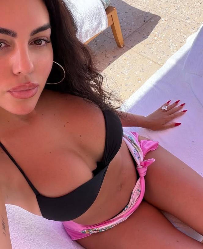 Georgina Rodriguez na polu golfowym