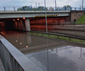 Gwałtowna ulewa nad Radomiem