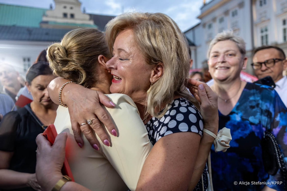 Marta Nawrocka na rocznicy zaprzysiężenia męża