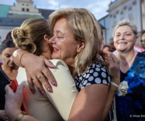 Marta Nawrocka na rocznicy zaprzysiężenia męża