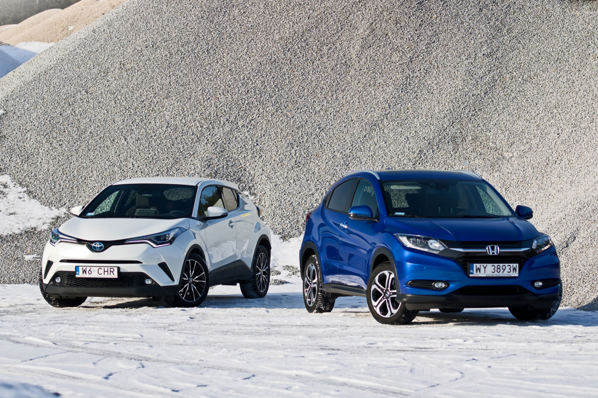 Toyota C-HR 1.8 Hybrid vs. Honda HR-V 1.5 i-VTEC