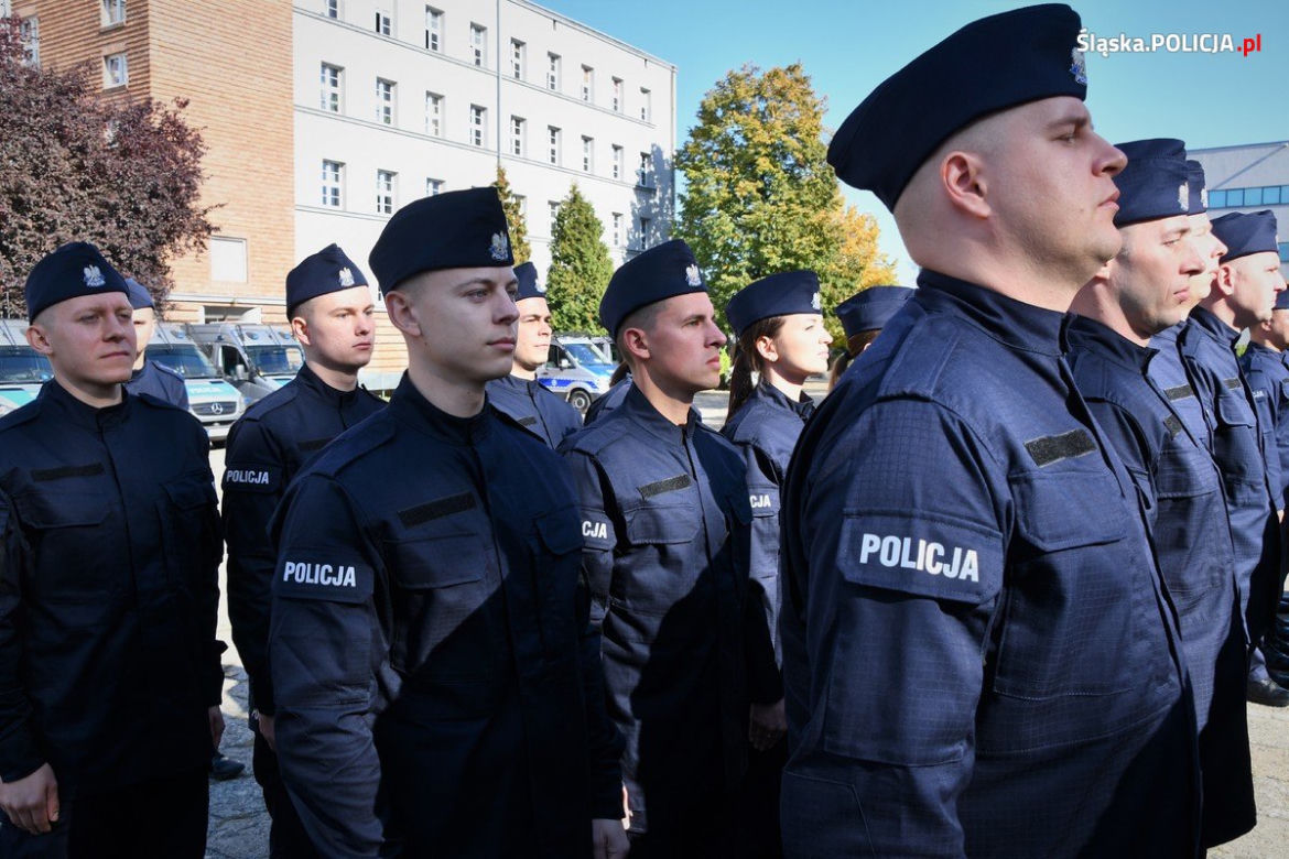 Śląska policja ma nowych policjantów