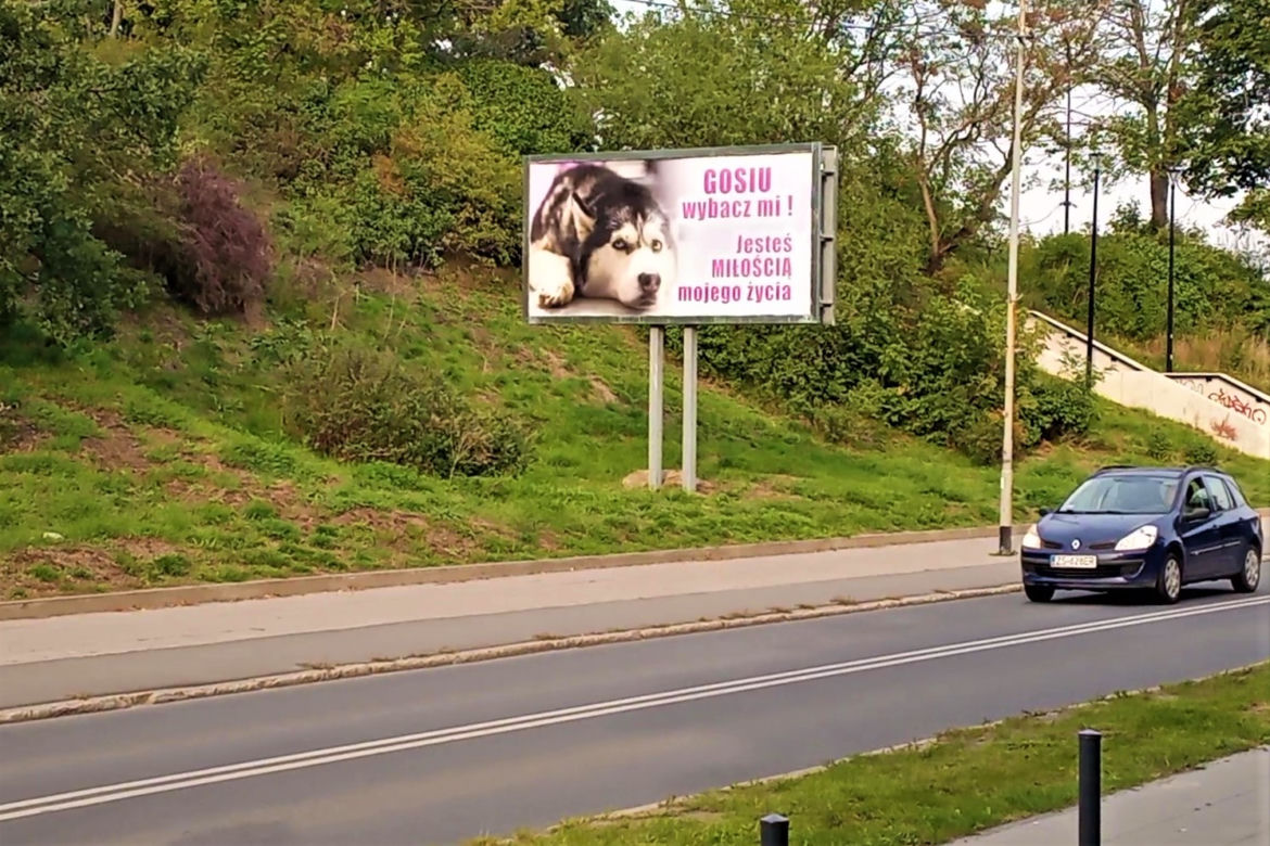 Nietypowe billboardy w Szczecinie