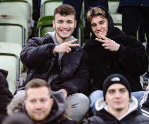 Lechia Gdańsk - Górnik Zabrze, zdjęcia kibiców i zawodników z meczu 18, kolejki PKO BP Ekstraklasy