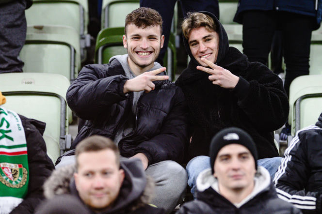 Lechia Gdańsk - Górnik Zabrze, zdjęcia kibiców i zawodników z meczu 18, kolejki PKO BP Ekstraklasy