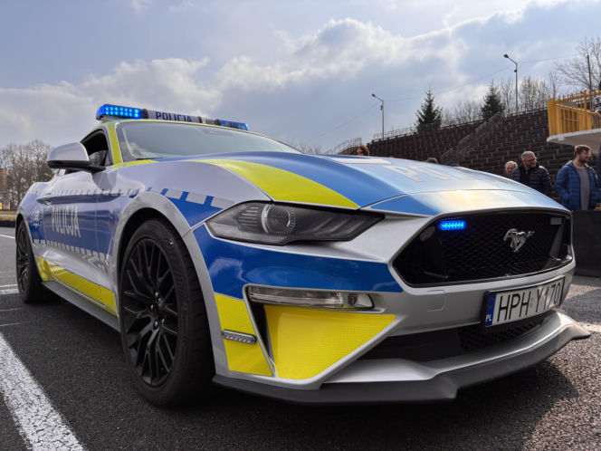 Ford Mustang w służbie radomskiej policji