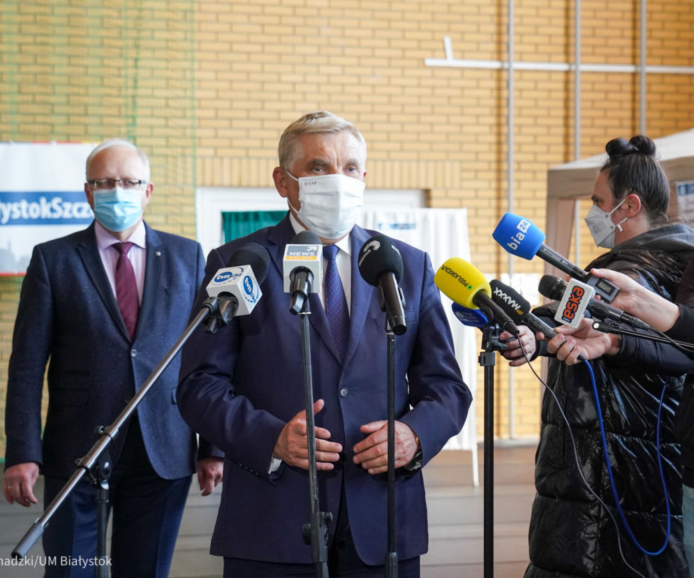 Punkt Szczepień Powszechnych w Białymstoku. Szczepienia ruszą 5 maja