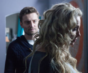 Przyjaciółki 5 sezon. Patrycja (Joanna Liszowska), Michał (Marcin Rogacewicz)