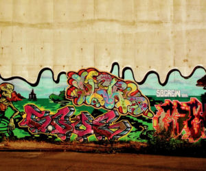 Murale na filarach Trasy Zamkowej