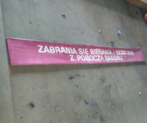 Basen elanowski tuż przed wyburzeniem