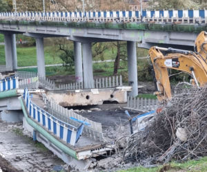 Koszalin: Most zawalił się na samochód