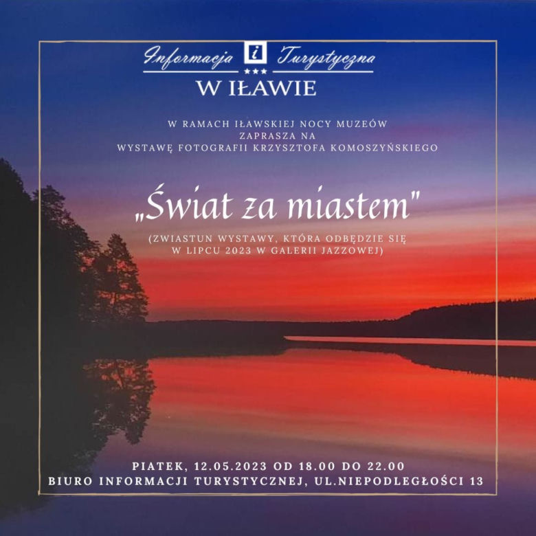 Noc muzeów Iława 2023 - plakaty