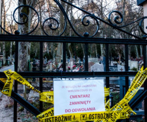 Koronawirus w Trójmieście. Cmentarz w Sopocie zamknięty z powodu zarazy