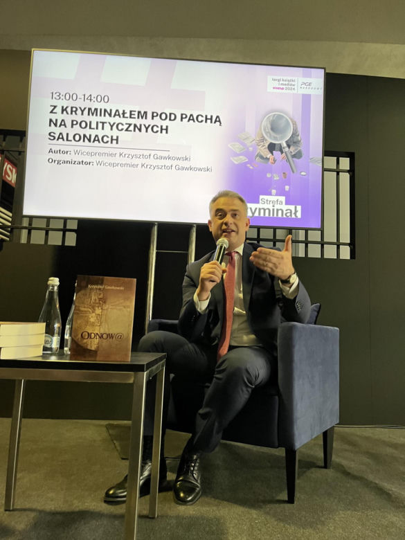 Krzysztof Gawkowski na Targach Książki i Mediów VIVELO 2024. Niecodzienna rozmowa z Janem Złotorowiczem