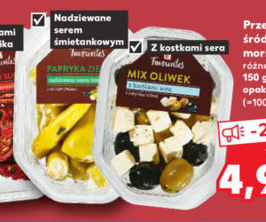 Przekąski śródziemnomorskie, różne rodzaje 4,99 zł/150 g 