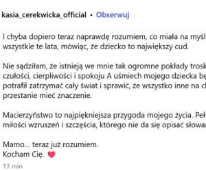 Wielkie zaskoczenie! Katarzyna Cerekwicka została mamą
