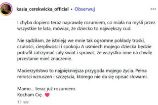 Wielkie zaskoczenie! Katarzyna Cerekwicka została mamą