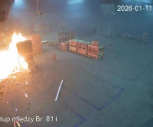 Tak wybuchł pożar, który pochłonął milion złotych